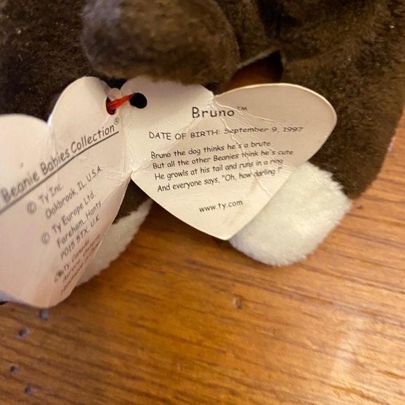 🌼🌿Original Ty puppy 🐶new with tags “Bruno” - Picture 4 of 5